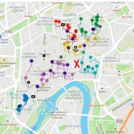 公寓 La Casa Del Patio Duplex Con Encanto & Patio Tipico A 2 Min De Plaza De La Corredera